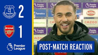 EVERTON 21 ARSENAL  DOMINIC CALVERTLEWINS REACTION [upl. by Manuel]