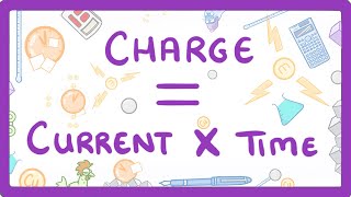 GCSE Physics  Charge Current amp Time 16 [upl. by Anelyak]