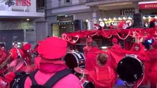 Insomnia by Faithless performed live by Vikinger carneval band at the Lucerne Carnival 2014 [upl. by Imar]