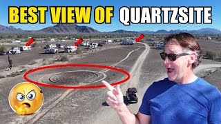 Quartzsite  Exploring the Hidden View of RV Campsites From Drone Footage [upl. by Ancelin925]