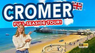 CROMER  Full tour of seaside holiday town Cromer Norfolk [upl. by Zimmermann]