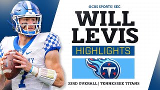 Will Levis Kentucky Highlights  Titans 33rd Pick In The 2023 NFL Draft  CBS Sports [upl. by Jeromy]