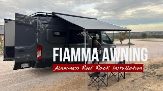 Ford Transit Van Build  FIAMMA F45S Awning  Easy Roof Rack Installation [upl. by Akieluz]