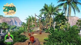 Orangutan Island Habitat  Planet Zoo Speed Build  ZooSley EP8  Planet Zoo Collab [upl. by Lainad721]