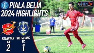 Highlights Belia24 Kelantan FA 2  1 Sri Pahang FC [upl. by Nored]