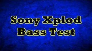 Sony Xplod Bass Test Song HD [upl. by Elleiram]