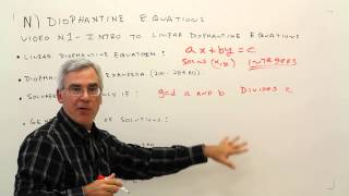 N1Introduction to Linear Diophantine Equations [upl. by Ahslek]