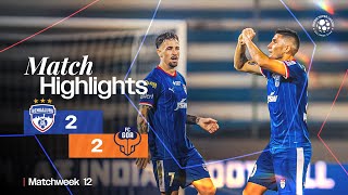 Match Highlights  Bengaluru FC 22 FC Goa  MW 12  ISL 202425 [upl. by Matazzoni]