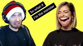 BEST NEW MEME  GABBIE HANNA MONSTER MEMES COMPILATION Reaction [upl. by Yecnuahc]