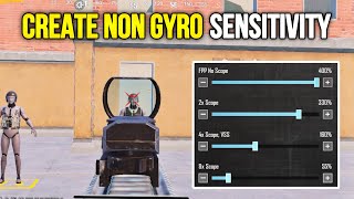 NON GYRO SENSITIVITY SETTINGS 2024 ✅ ZERO RECOIL  CODE 🔥 [upl. by Onilatac]