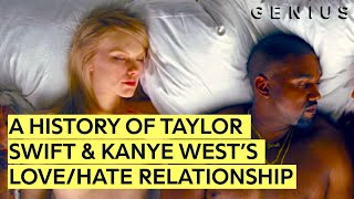 A History Of Taylor Swift amp Kanye West’s LoveHate Relationship [upl. by Kcam]