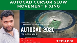 Fixing AutoCAD cursor slow movement 2020 Colrs Tech [upl. by Noirad443]