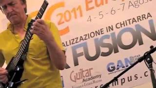 Allan Holdsworth  Kiko Loureiro  Richard Hallebeek jam at ESC 2011 [upl. by Udenihc]