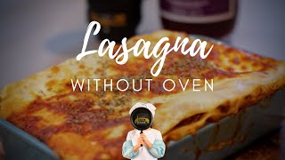 Lasagna Recipe Without Oven Homemade [upl. by Jorry35]