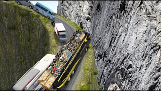 the scariest journey  dangerous road in the worlds  Euro Truck Simulator 2 [upl. by Lenroc]