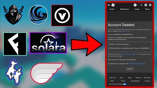 Roblox Permanently BanningDeleting Roblox ACCOUNTS 🚫  Roblox Executors Exploits getting Banned [upl. by Drucie]