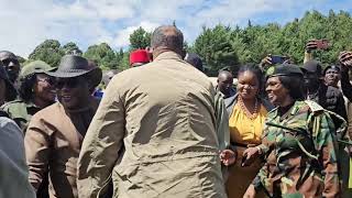 CS Duale arrives at Kapsokwony Mt Elgon for the restoration of Mt Elgon forestClimateChange [upl. by Siduhey]