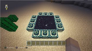 Minecraft how to make END PORTAL on creative mode [upl. by Richara]