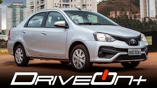 Toyota Etios Sedan X Plus 15 Automático  DriveOnCars Avaliação [upl. by Damalus]