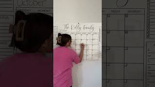 October family calendar etsyfinds busymom organization productivity organizedlife calendar [upl. by Babcock468]