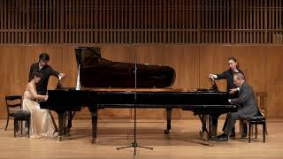 Menuhin Duo  WAMozart Sonata for 2 Pianos in D major K448375a Andante [upl. by Konikow716]