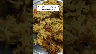 Chicken biryani lovers ❤️chickenbiryani explore biryani foodytshorts ytviralytfeedlikeshare [upl. by Asimaj247]