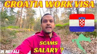 Croatia Work Visa from Nepal  Schengen Country  Full Process  Salary  Living Conditions [upl. by Aekim967]