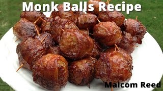 Moink Balls  Bacon Wrapped Meatballs with Malcom Reed HowToBBQRight [upl. by Ailima]