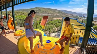 Slope XL Water Slide at Adaland Water Park in Kusadasi Aydin Turkey 💦 [upl. by Einama]