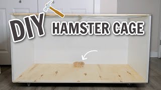 I Built ANOTHER DIY Hamster Cage [upl. by Westlund]