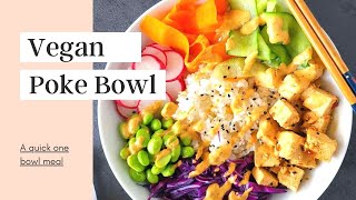 Vegan poke bowl  Tofu Poke Bowl [upl. by Nerha691]