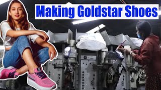 Nepals most popular shoes  Making process of Goldstar Shoes यसरी बनाइन्छ गोल्डस्टार जुत्ता [upl. by Hultgren]