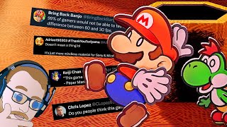 Nintendo Fanboys Defend Paper Mario TTYD Remake Being 30 FPS When the Original Was 60 FPS… [upl. by Inessa243]