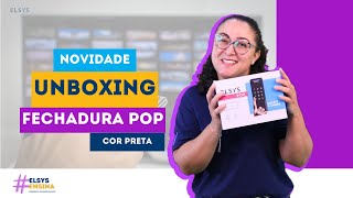 ElsysEnsina  NOVIDADE Unboxing da nova Fechadura Digital POP PRETA [upl. by Vida]