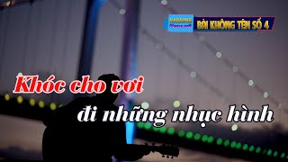 Karaoke BÀI KHÔNG TÊN SỐ 4 Guita  Tone nữ [upl. by Sarazen]