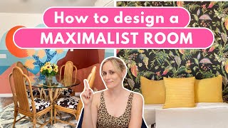 How to Design a Maximalist Room for Beginners BudgetFriendly amp RenterFriendly Tips [upl. by Ackerley819]