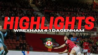 HIGHLIGHTS  Wrexham vs Dagenham amp Redbridge [upl. by Enidlarej]