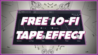 Free LoFi Tape Effect  Caelum Audio Tape Cassette 2 [upl. by Lymn991]