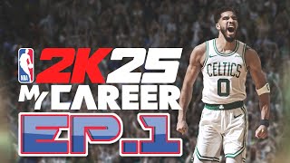 NBA 2K25 PS5 My Career Gameplay Ep1 [upl. by Kelbee690]