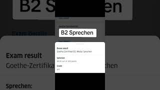 Sprechen  B2 Sprechen Goethe Zertifikat [upl. by Anelaf]