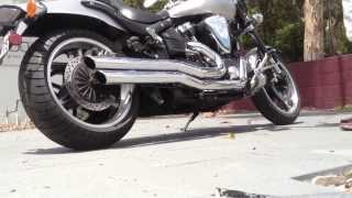 XV1700 sound with Vance amp Hines Bigshots [upl. by Jorin310]