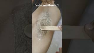 Armpitunder arm waxwaxchallenge shortsviralwaxing [upl. by Currier]