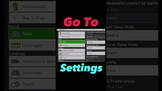 How To CHANGE Your Minecraft PE DPad gaming shortsvideo shorts [upl. by Revned670]