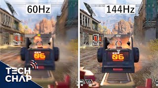 60hz vs 144hz vs 240hz  The TRUTH about High Refresh Monitors  The Tech Chap [upl. by Yenttihw369]