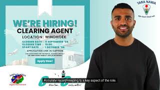 ✈️👨‍✈️🛳️Vacancy Coastal Couriers Clearing Agent Closing Date 11 Sep 2024 [upl. by Kalinda836]