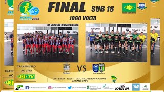 Campeonato Cearense de Futsal 2023 Frankana x Juventus  Final Sub18 jogo volta [upl. by Golden]