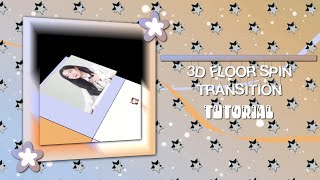 3D FLOOR SPIN  ALIGHT MOTION TUTORIAL  ☁ [upl. by Caswell912]