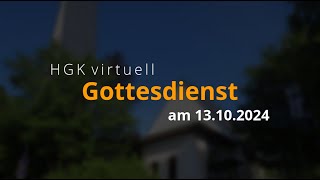 GottesdienstLivestream am 20 Sonntag nach Trinitatis 13102024 aus der HeiligGeistKirche [upl. by Xila]