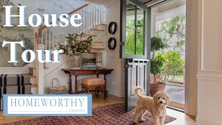 CALIFORNIA HOUSE TOUR  Inside a Quintessential Beach Cottage in La Jolla [upl. by Dorelia]