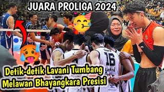 Lavani Takluk Momen Kemenangan Jakarta Bhayangkara Presisi di Proliga 2024  Alfin sampai Nangis [upl. by Shirlene398]